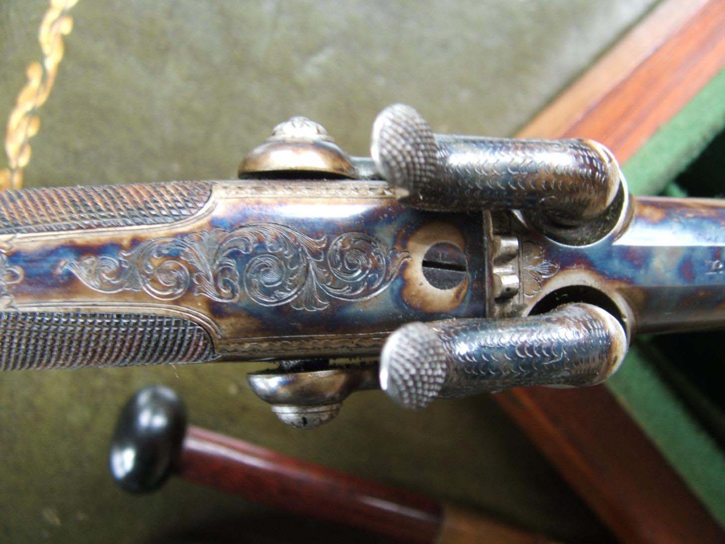 By Sword and Musket » Engraved Percussion Over & Under Pistol………..SOLD